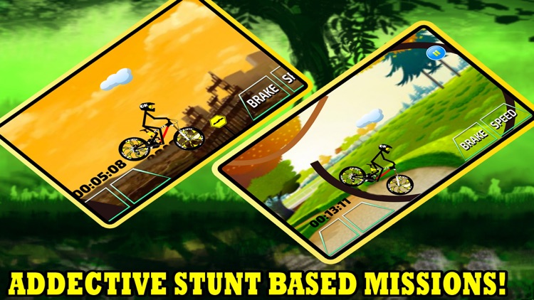 Stickman BMX Cycle Rider