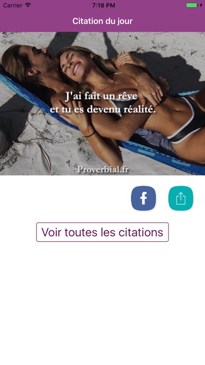 Citations d'Amour en images