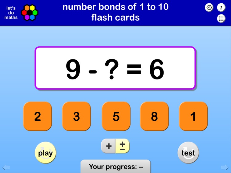 Number Bonds 0 to 12