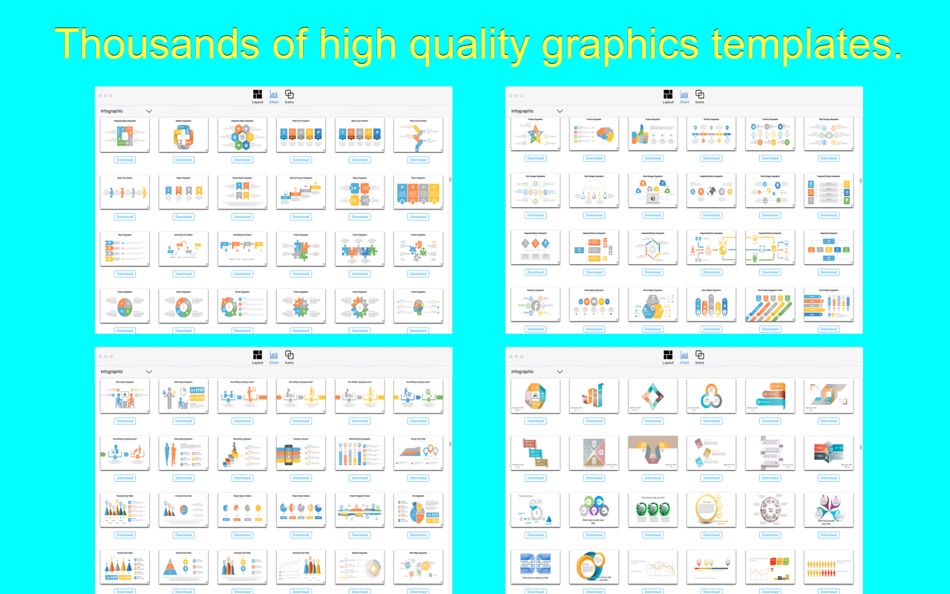 #3. Templates(14W+)SildeShow Lite (macOS) By: 文韬 杨