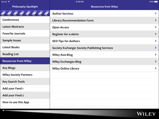 Philosophy Spotlight iPad screenshot