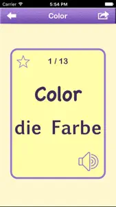 Learn German Vocabulary | German Flashcards screenshot #2 for iPhone