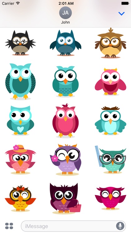 Owl Sticker screenshot-3