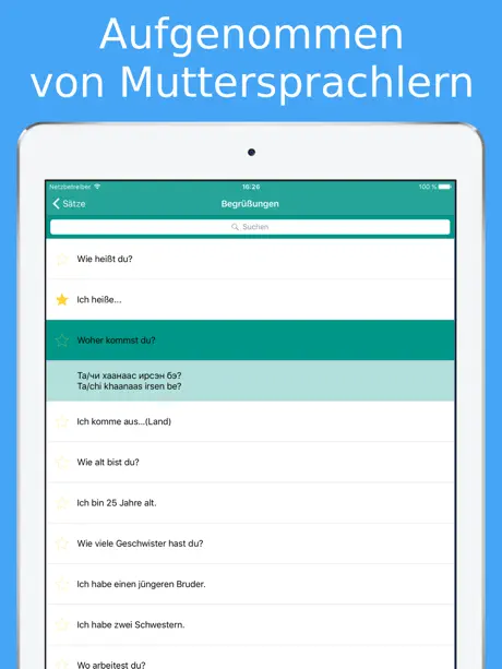 Mongolisch Sprechen Lernen - Wörter & Sätze