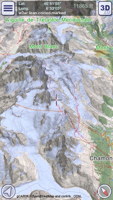 GeoFlyer 3D Map Europe - GPS Tracks, Routing and Offline Maps for Hiking, Biking and the Outdoors Screenshot 1