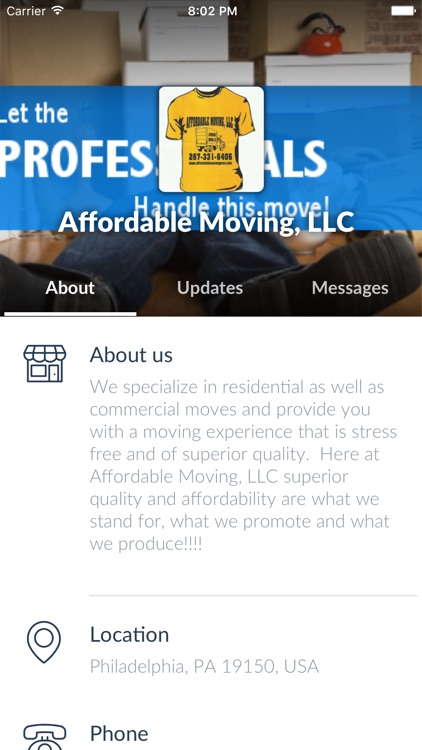 Affordable Moving, LLC by AppsVillage