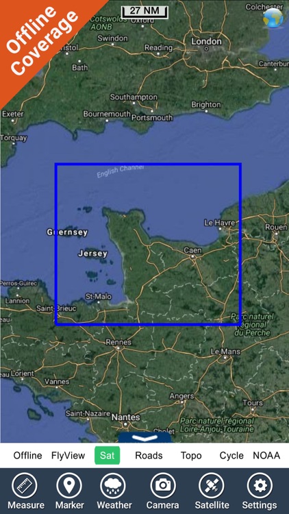 Marine: Basse Normandie - GPS Map Navigator screenshot-4