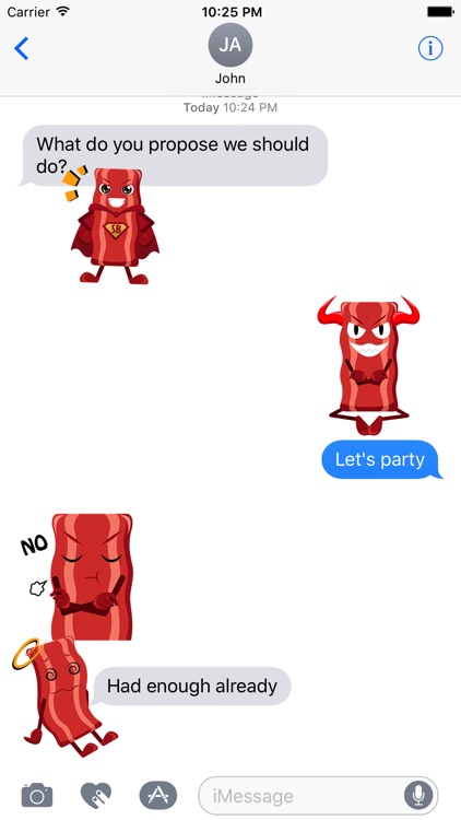 Animated SIZZLINg BACOn Stickers screenshot-4