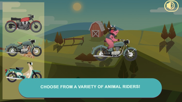Bike Animal Race: Motorcycle Farm Escape