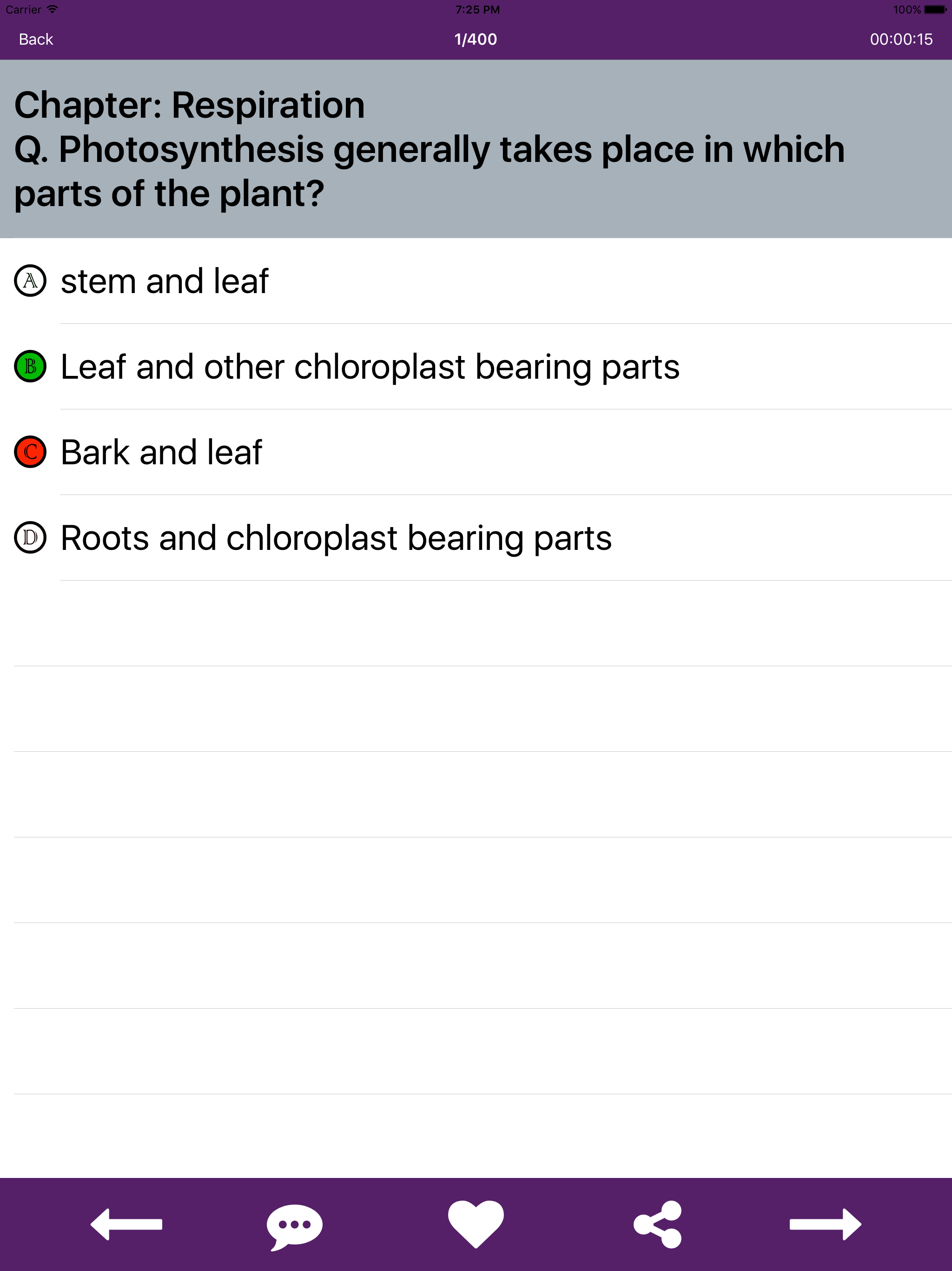 Biology Quiz Test screenshot 9
