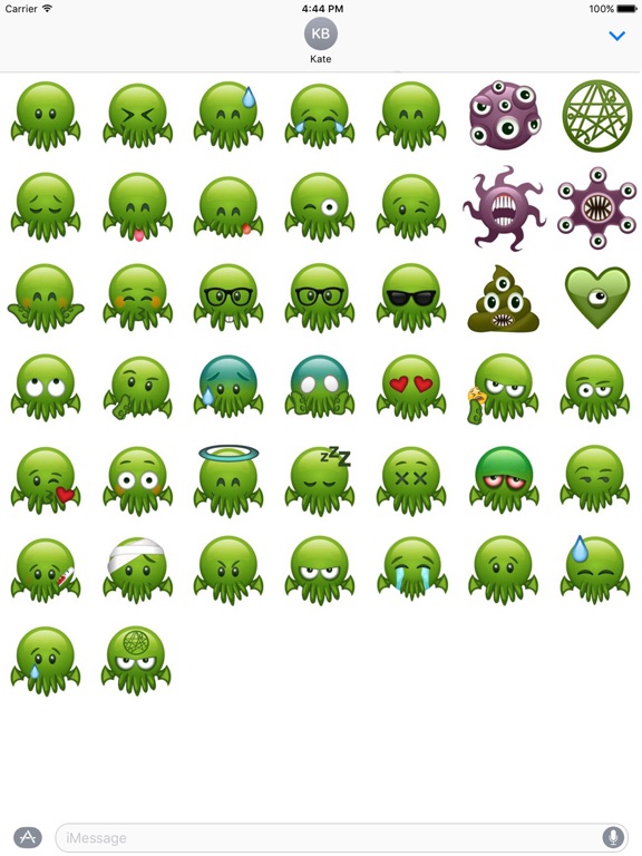 Screenshot #1 for Cthulhu Emojis