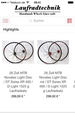 Laufradtechnik Mobile screenshot 2