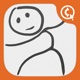 Draw A Stickman Pro app icon - Games app for iPhone