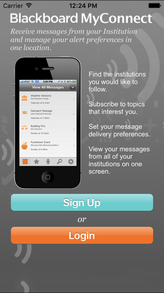 #1. Blackboard MyConnect (iOS) Podle: finalsite