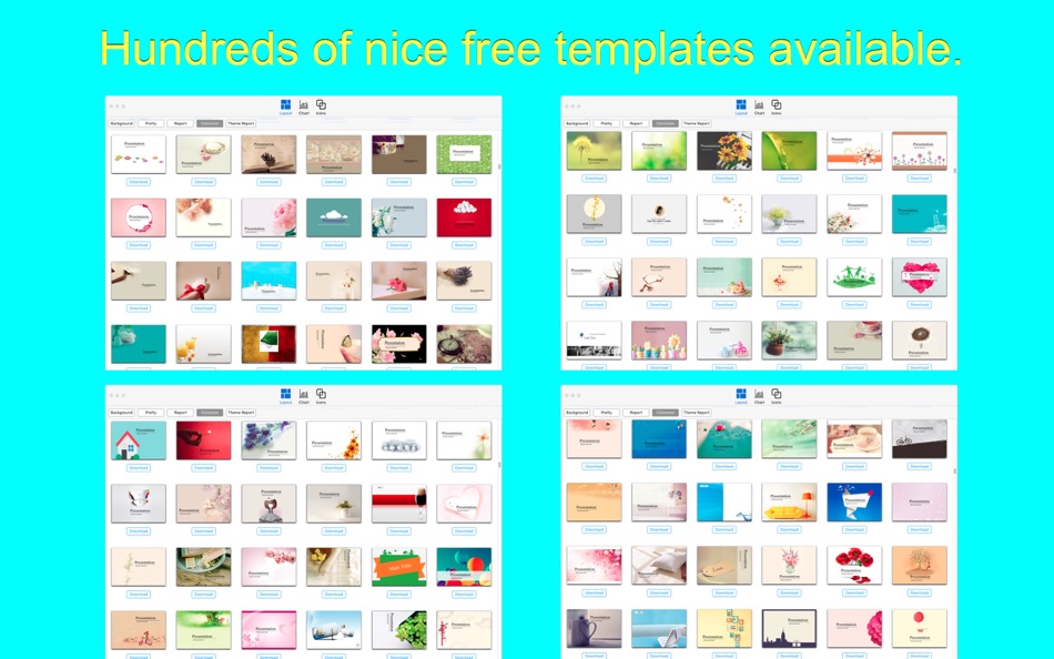 #2. Templates(14W+)SildeShow Lite (macOS) By: 文韬 杨