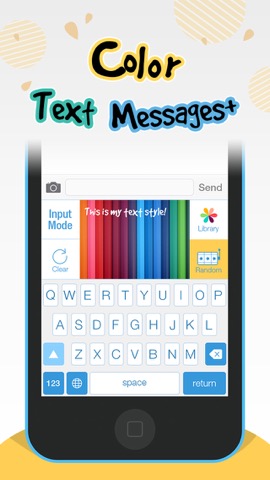 Color Text Messages+ Customize Keyboard Free Nowのおすすめ画像1