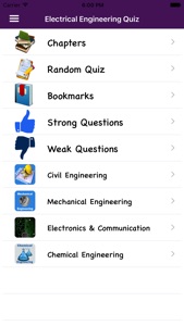 Electrical Engineering Complete Quiz screenshot #1 for iPhone