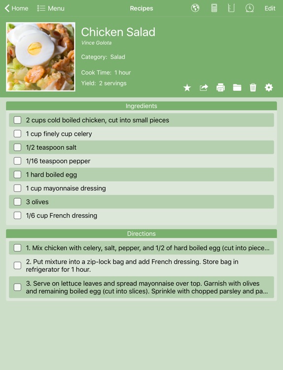 Personal Cookbook II Premium
