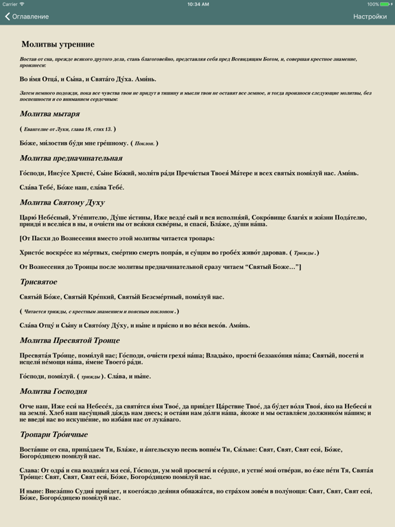 Screenshot #4 pour Молитвослов православный