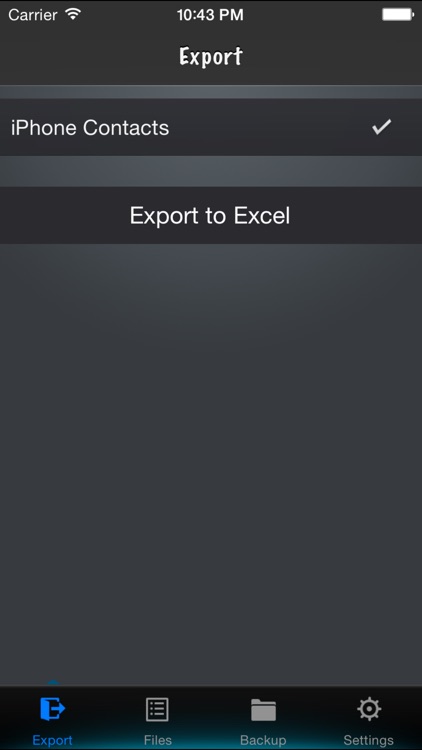 Contacts to Excel