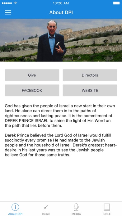 Derek Prince Israel screenshot 1