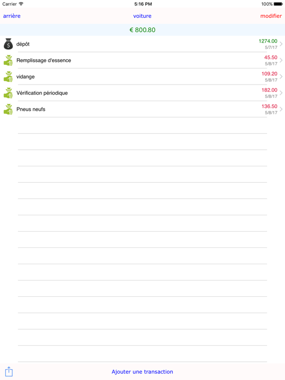 Screenshot #6 pour Dépensez budget de portefeuill