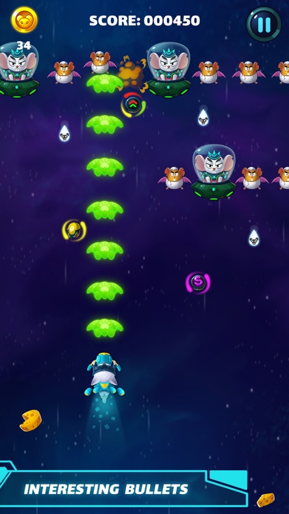 Cat Shooter: Space Attack screenshot-4