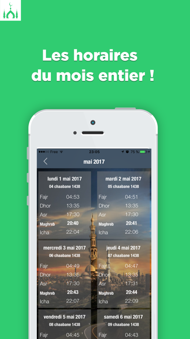 Screenshot #2 pour Ramadan 2019 horaire de priere