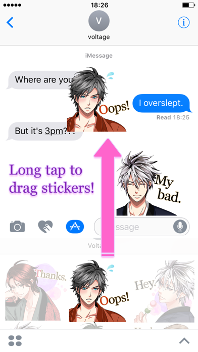 Samurai i Messenger Stickerのおすすめ画像3