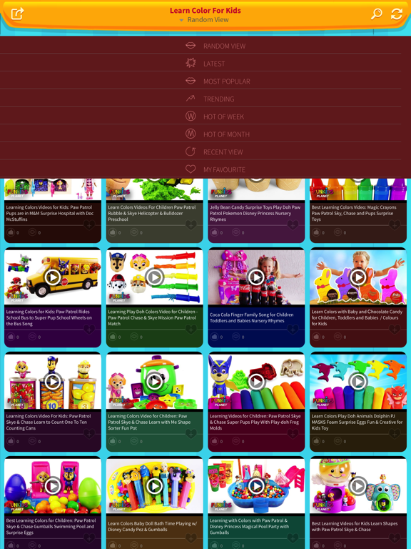 Screenshot #6 pour Learn Color For Kids Children Toddlers With Videos