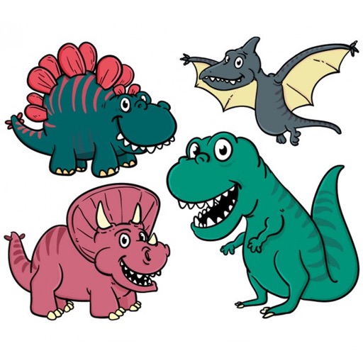 Dinosaurs Drawing Coloring Pages for kids app icon