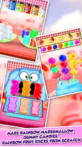 Game screenshot Sweet Gummy Candy Maker Chef! Rainbow Food Fair apk
