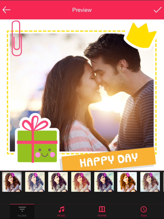 Screenshot #5 pour Anniversary Movie Maker with Music