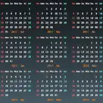 Year Calendar HD App Support