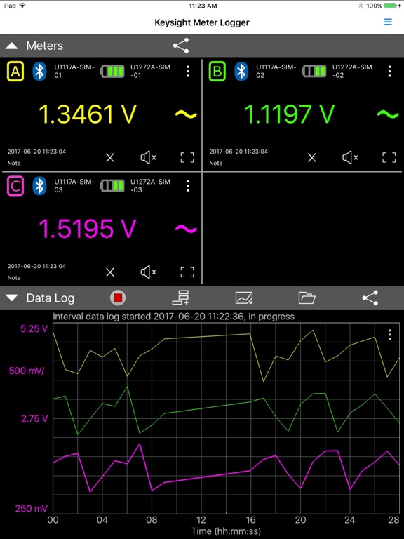 Screenshot #5 pour Keysight Meter Logger
