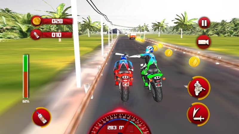Carreras de motos mortales screenshot 1