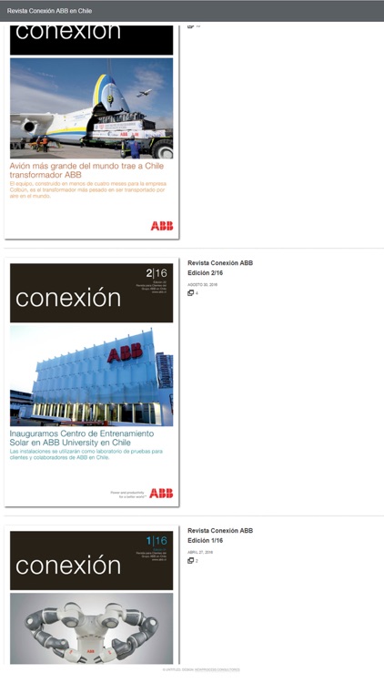 Revista Conexión ABB en Chile