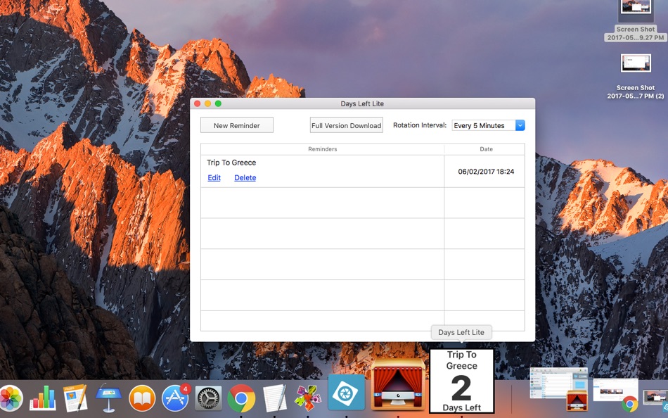 #2. Days Left Lite (macOS) 게시자: Paclake, LLC