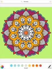 mandala libro de colorear ipad capturas de pantalla 2