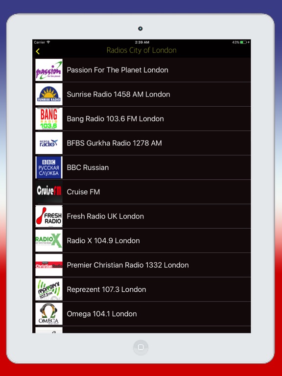 Screenshot #5 pour Radio United Kingdom UK - Internet Stations Online