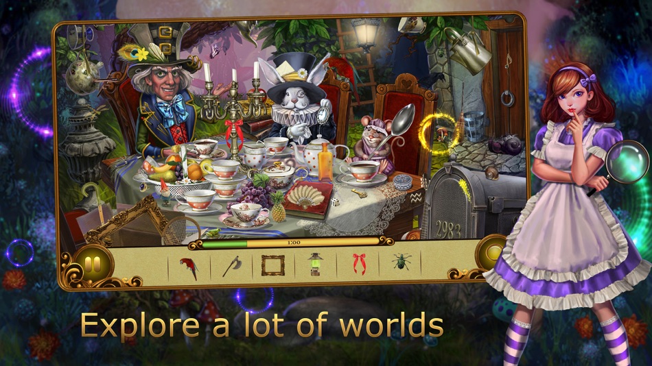 #4. Alice’s adventures: hidden objects in Wonderland (iOS) By: Sylok Media