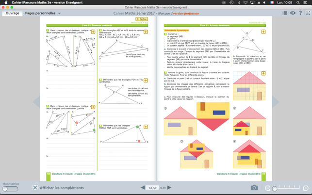 Cahier Maths 3e - Enseignant