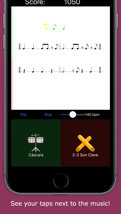 Screenshot #2 pour Clave Master - the Ultimate Salsa Clave Trainer!