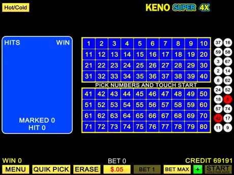 Keno Super 4X