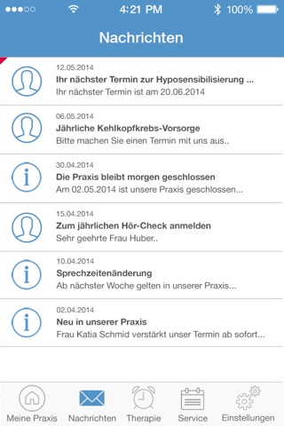 PraxisApp - Mein HNO-Arzt screenshot 2