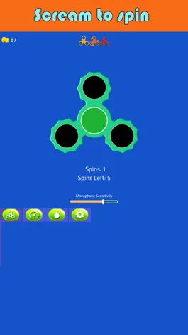 Game screenshot Fidget Spinner - Scream Toy Blitz apk