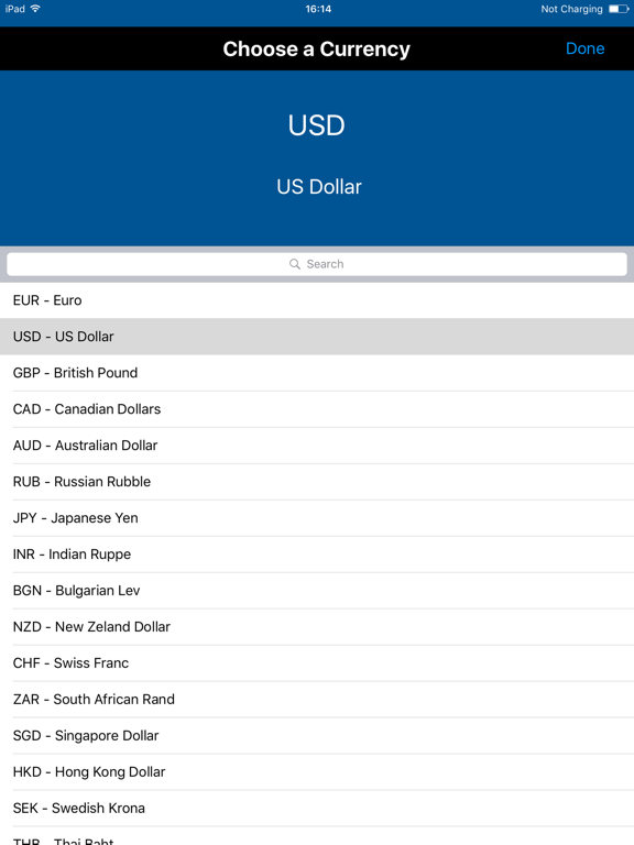 Screenshot #5 pour OCC - Offline Currency Converter - Lite