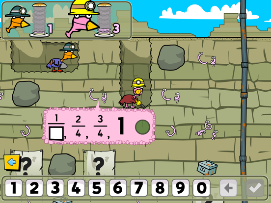 Screenshot #4 for Miner Birds - Fractions