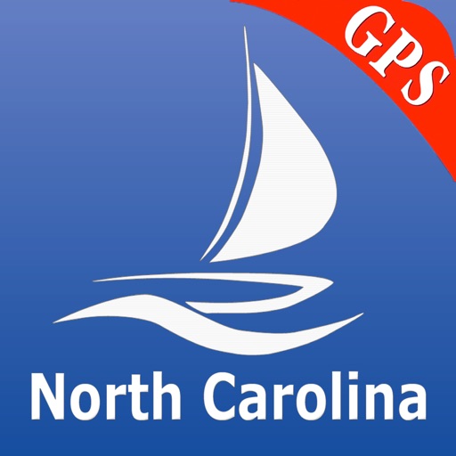 North Carolina nautical chart GPS tracker