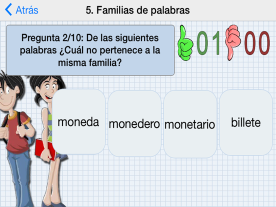 Lenguaje Primero ESO iPad screenshot